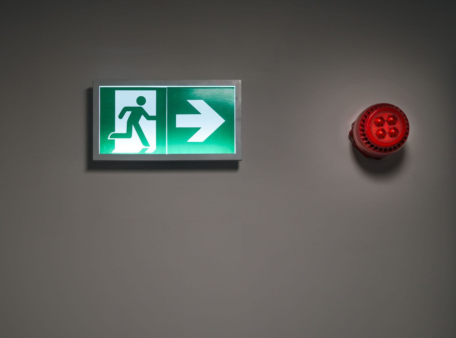 Emergency Lighting equipment and fire protection system