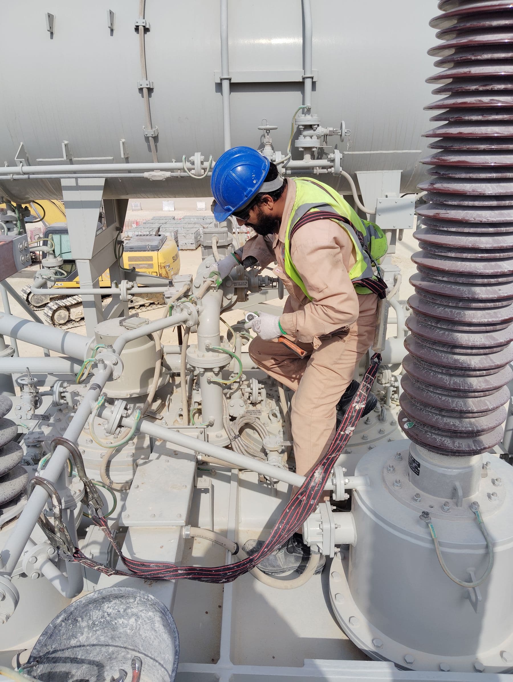 Maintenance equipment and fire protection system